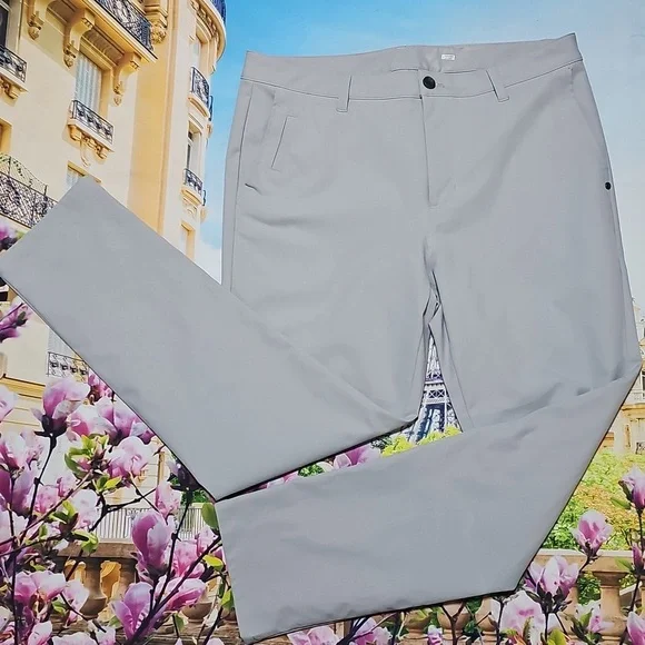 Vuori Men's Light Gray Chinos Pants 34x30 - Picture 2 of 9